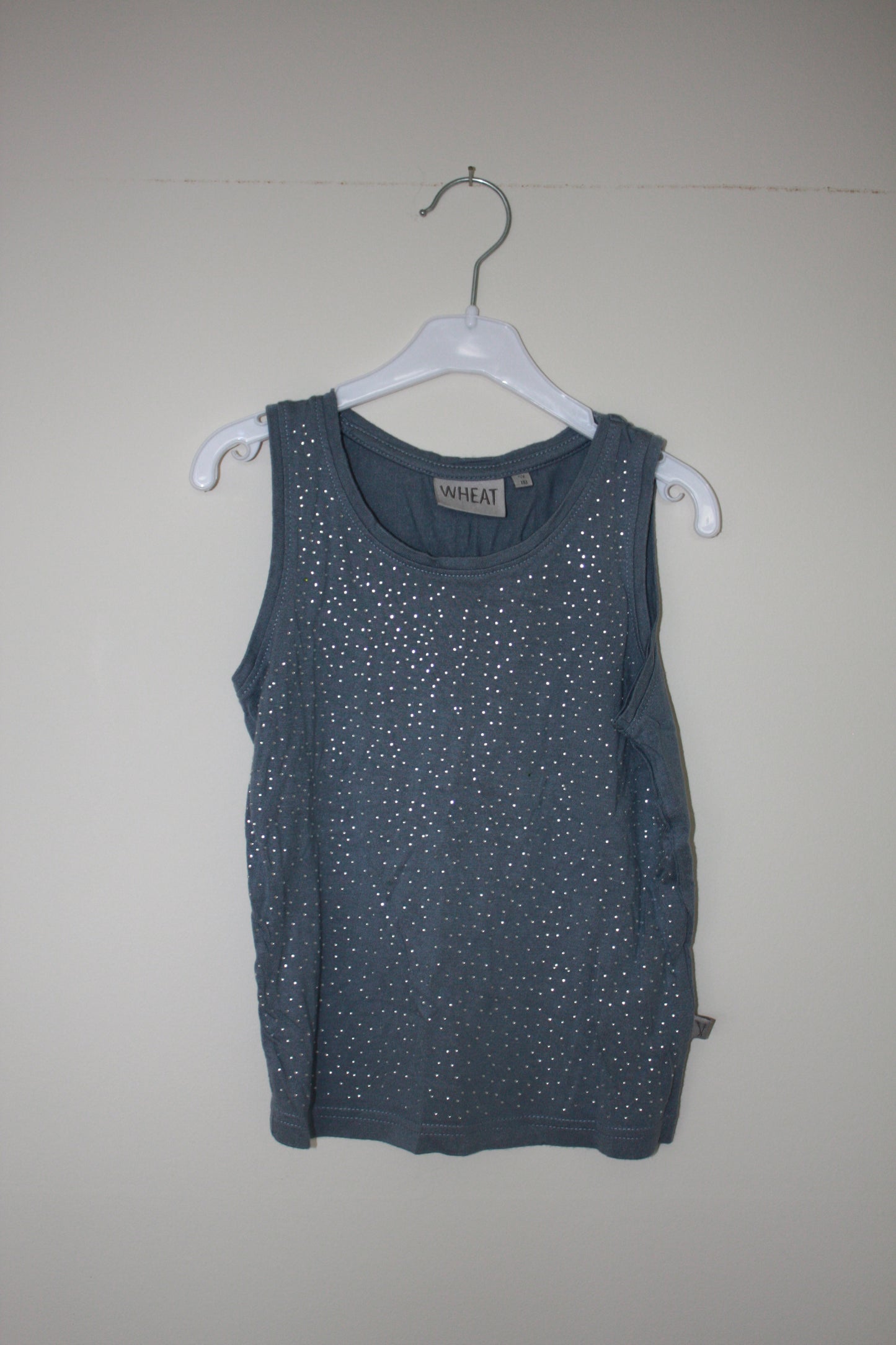 Blå singlet Wheat Str 110