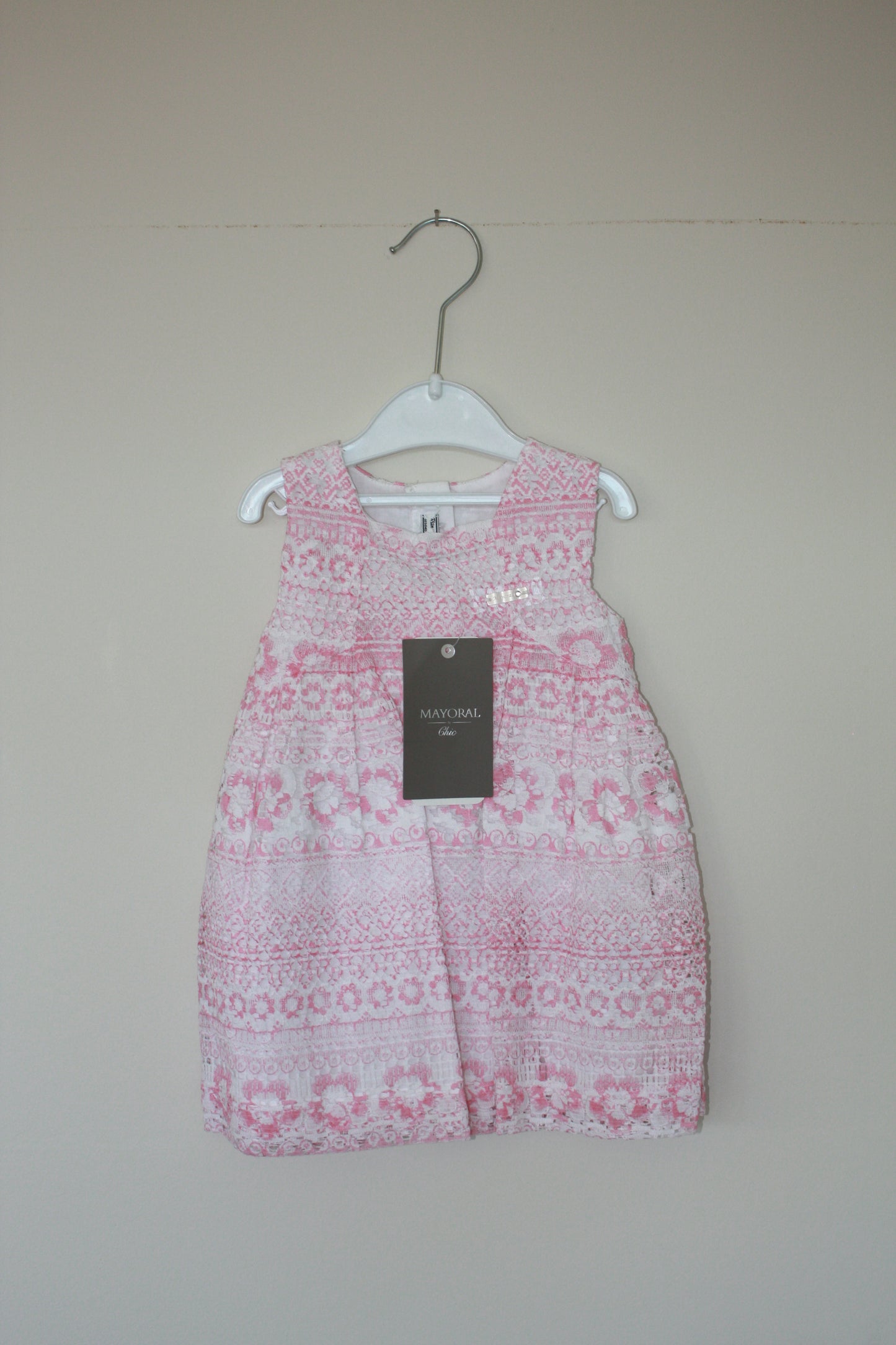 Rosa blondekjole Mayoral Str 80