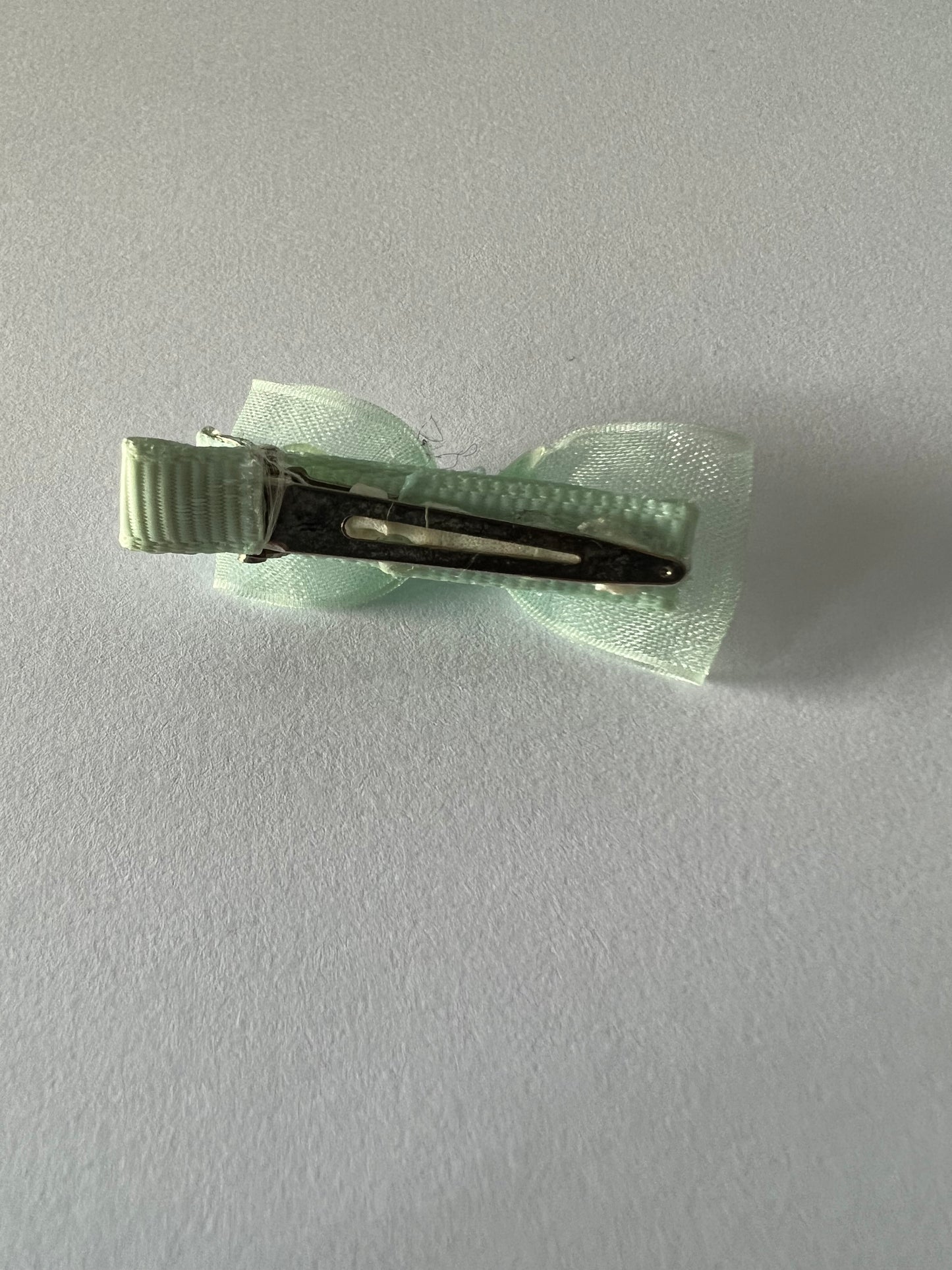 Hårspenne, turkis med sten